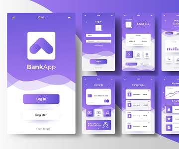 image of banking app